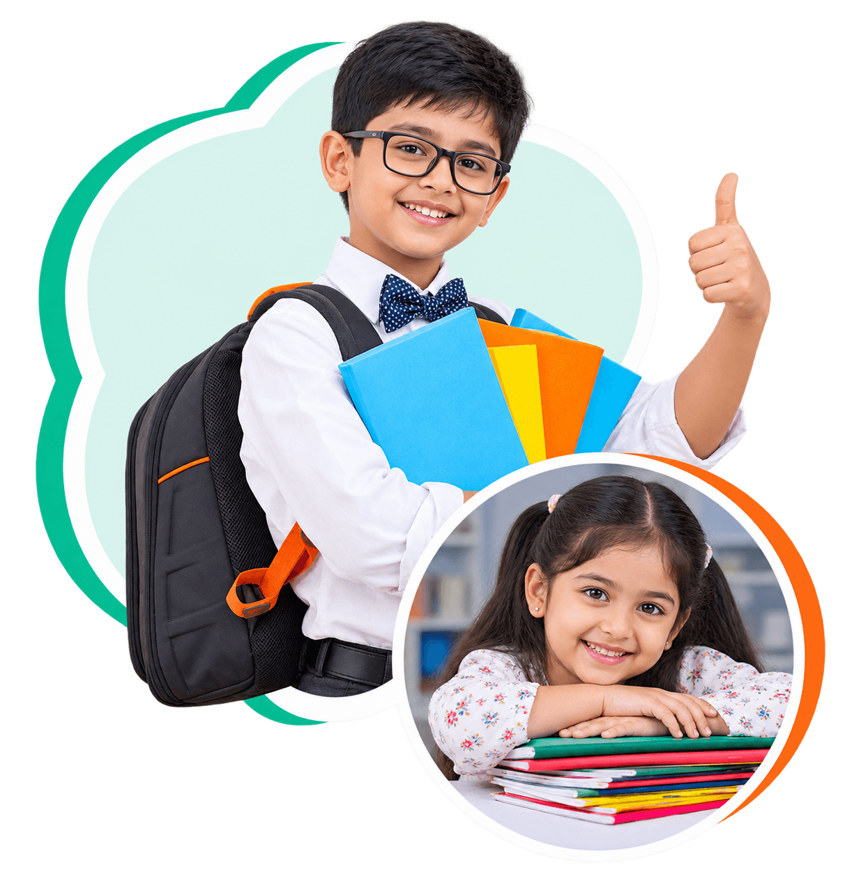 Students at Clara Global School, B T Kawade Road