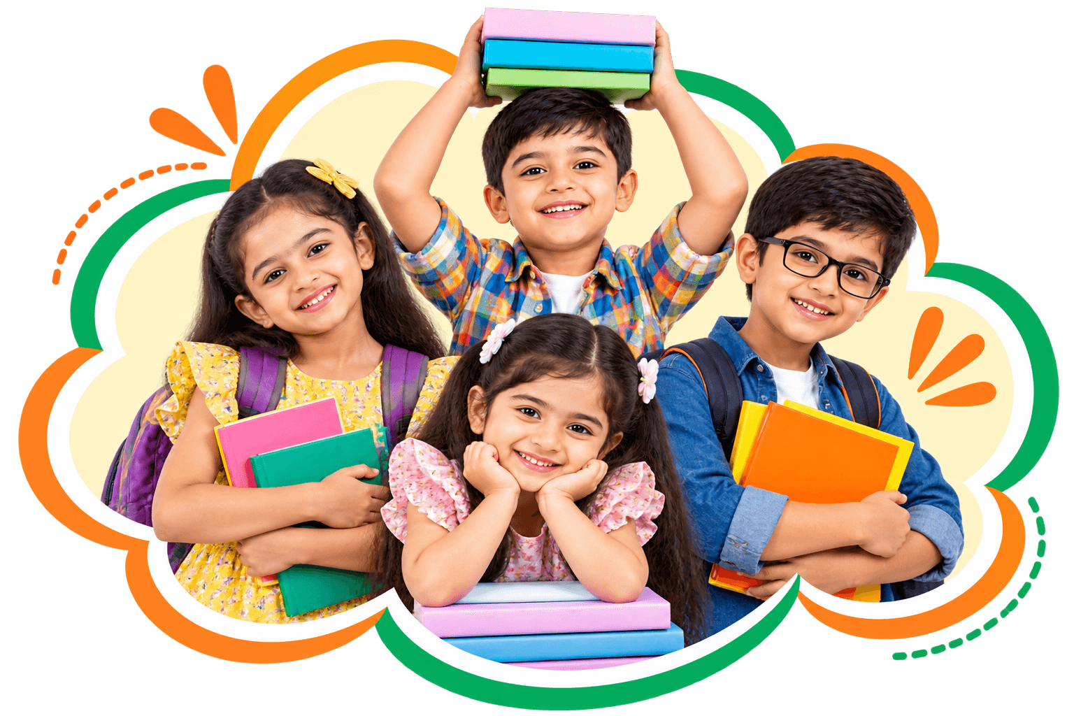 Students at Clara Global School, Sinhagad Road